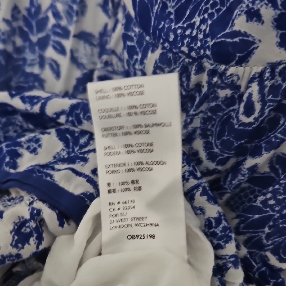 Free People Blue and White Floral Maxi Dress - Picture 5 of 5
